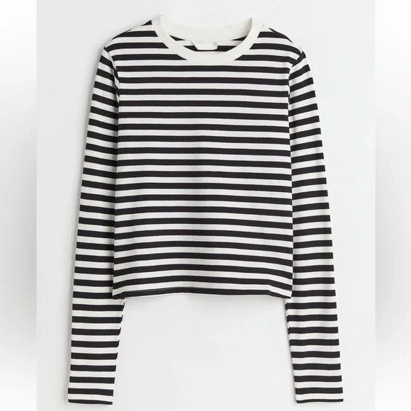 H&M Striped Long Sleeve Top - Picture 1 of 4